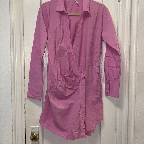 Young Fabulous & Broke Pink Button-Up Dress - Picture 10 of 10